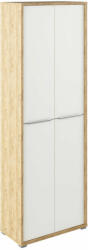  Irodai szekrény polcokkal, artisan tölgy/fehér, RIOMA TYP 05 (0000354576) - pepita - 117 989 Ft