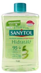 Sanytol Antibakteriális folyékony szappan, utántöltõ, 500 ml, SANYTOL, zöld tea és aloe vera 36650125 (36650125)