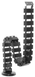 Equip Organizator cabluri Equip Spine, 130cm, Black, 650808