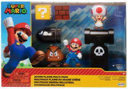 JAKKS Pacific Nintendo Mario - Set De Joaca Cu 5 Figurine, Diorama Acorn Plains - Jakks Pacific (64510) Figurina