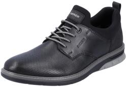 RIEKER Pantofi cu șireturi negru, Mărimea 40