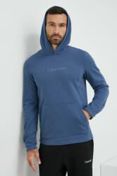 Calvin Klein melegítő felső Essentials sima, kapucnis - kék XL