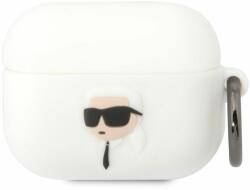 Karl Lagerfeld Karl Head 3D Logo NFT AirPods 3 szilikon tok (fehér)