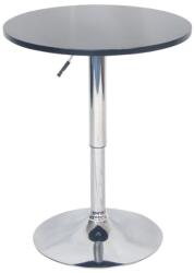 Mobikon Masa bar cu inaltime reglabila negru Brany 60x60x105.5 cm (0000365593)