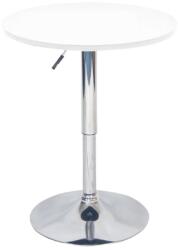 Mobikon Masa bar cu inaltime reglabila alb Brany 60x60x105.5 cm (0000365592)
