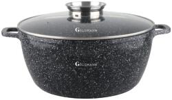 Goldmann Cratita aluminiu, 40x17.5 cm, 18.5 litri, Goldmann, acoperire ceramica, capac termorezistent (GM 0340)