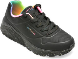 Skechers Pantofi SKECHERS negri, UNO LITE, din piele ecologica 39 ½