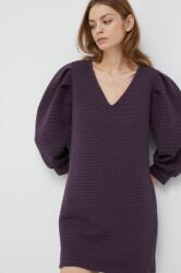 Sisley ruha lila, mini, egyenes - lila 40 - answear - 25 990 Ft