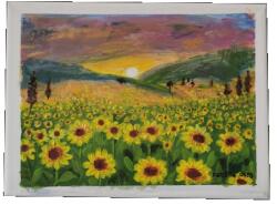  Akril festmény 18x24cm