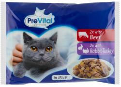 Partner in Pet Food nedves macskaeledel vegyes íz-zselés - 4x100g