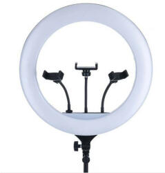  Lampa circulara YQ-460A, 18 inch LED SMD, suport telefon 3200K-6000K (21818)