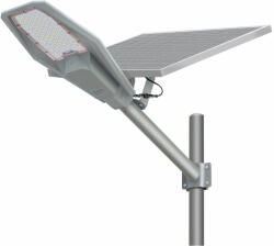 Lampa stradala XJ803 LED SMD 300W, cu panou solar, senzor lumina, telecomanda si suport perete cadou (20859)