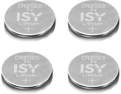 ISY IBA2025-1 lítium gombelem CR2025, 4 db (2V221960) (IBA-2025-1)