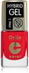 Delia Cosmetics Coral Hybrid Gel gel de unghii fara utilizarea UV sau lampa LED culoare 119 11 ml