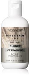 Revolution Beauty Toner Shot Blonde Ice Diamond masca tonifianta si hranitoare 3 in 1 culoare Ice Diamond 100 ml