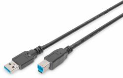 ASSMANN Digitus DB-300115-018-S USB kábel 1, 8 M USB 3.2 Gen 1 (3.1 Gen 1) USB A USB B Fekete (DB-300115-018-S) (DB-300115-018-S)