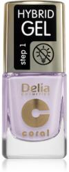 Delia Cosmetics Coral Hybrid Gel gel de unghii fara utilizarea UV sau lampa LED culoare 115 11 ml
