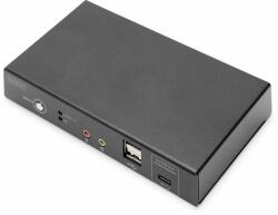 ASSMANN KVM Switch, 2 Port, 4K@30Hz, USB-C/USB/HDMI in, HDMI out, Network (DS-12901)
