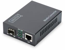 DIGITUS Gigabit Ethernet Media Converter, SFP SFP Open Slot, without SFP Module (DN-82130) (DN-82130)