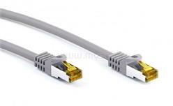 Goobay RJ45 patch kábel CAT 6A S/FTP (PiMF), 500 MHz, CAT 7 nyers kábellel, szürke (GOOBAY_91612) (GOOBAY_91612)