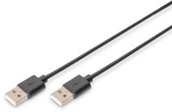 ASSMANN Digitus AK-300100-030-S USB kábel 3 M USB 2.0 USB A Fekete (AK-300100-030-S) (AK-300100-030-S)