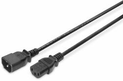 ASSMANN Power Cord extension cable, C14 - C13 M/F, 1.8m, H05VV-F3G 0. 75qmm, bl (AK-440201-018-S)