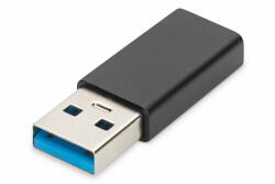 ASSMANN USB Type-C adapter, type A to C M/F, 3A, 5GB, 3.0 Version, bl (AK-300524-000-S)