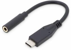 ASSMANN USB Type-C Audio adapter cable, Type-C - 3.5mm M/F, 0.2m, Audio input/output, Version 3.1, bl (AK-300321-002-S)