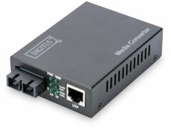 DIGITUS DN-82020-1 convertoare media pentru rețea 100 Mbit/s 1310 nm Multimodală Negru (DN-82020-1)