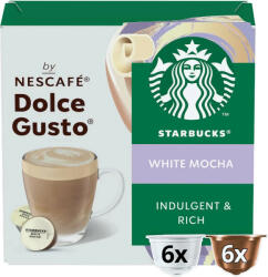 Starbucks White Mocha Dolce Gusto kapszula - 12 kapszula (6 adag)