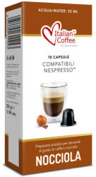 Italian Coffee Nespresso kompatibilis Italian Coffee Nocciola kávékapszula Mogyoró ízű (10 db)