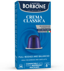 Caffè Borbone Crema Classica - Nespresso Kompatibilis Alumínium Kapszula (10 db) - kavegepbolt