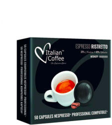Italian Coffee Ristretto Nespresso Professional kompatibilis kávékapszula (50 db)