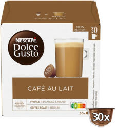 NESCAFÉ Dolce Gusto Café Au Lait tejeskávé kávékapszula - Robusta Selection, 30 db