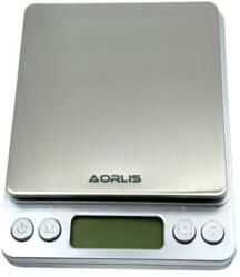 aorlis Mini digitális ékszermérleg, ezüst, 0, 1-500 g (AO-78371)