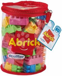Ecoiffier Joc de construit în geantă Bag Abrick Écoiffier cu 50 cuburi colorate de la 18 luni ECO489 (ECO0489)