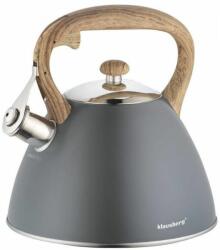 KLAUSBERG Чайник klausberg kb 7297, 3 литра, Свирещ, Индукция, Сив инокс (9999kb7297) - technomall