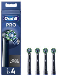 Oral-B EB50BK-4 Pro Cross Action fogkefe pótfej, 4db, fekete