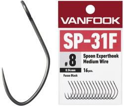 Vanfook Carlige VANFOOK SP-31F Spoon Experthook Medium Wire, nr. 8, 16buc/plic (4949146038934)