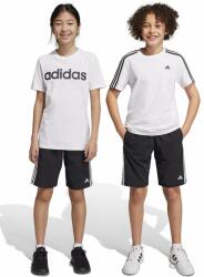 adidas gyerek rövidnadrág U 3S WN fekete, állítható derekú - fekete 176