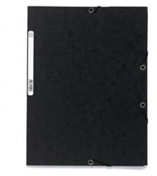 Exacompta Mapa carton plastifiat, cu elastic, A4, negru, EXACOMPTA (EX55501E)