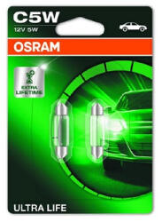 OSRAM Set 2 Becuri 12V C5W Ultra Life Blister Osram (CO6418ULT-02B)