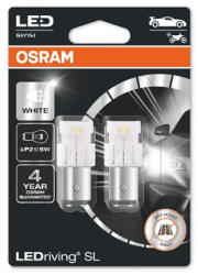 OSRAM Set 2 Becuri Auxiliare Cu Led 12V (P21 5W) White 6000K Bli Osram (CO7528DWP-02B)