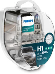 Philips Set 2 Becuri Far H1 55W 12V X-Treme Vision Pro150 Philips (CO12258XVPS2)