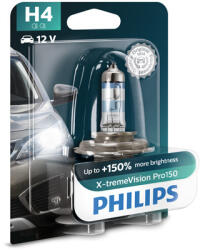 Philips Bec Far H4 60 55W 12V X-Treme Vision Pro150 (Blister) Philips (CO12342XVPB1)