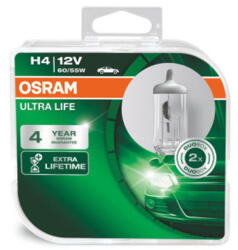 OSRAM Set 2 Becuri 12V H4 60 55 W Ultra Life Osram (CO64193ULT DUO)