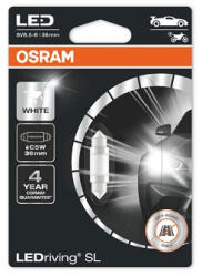 OSRAM Bec Auxiliar Cu Led 12V (C5W 36Mm) White 6000K Bli 1 Buc Osram (CO6418DWP-01B)