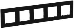 Legrand Niloé Step 5-ös keret, fekete (863595) (863595)