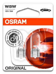 OSRAM Set 2 Becuri 12V W5W Original Blister Osram (CO2825-02B)