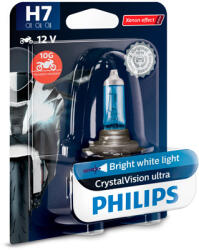 Philips Bec Moto H7 Crystal Vision Ultra 12V 55W (Blister) Philips (CO12972CVUBW)